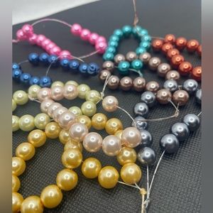 Faux Pearl Beads Variety of Colors
